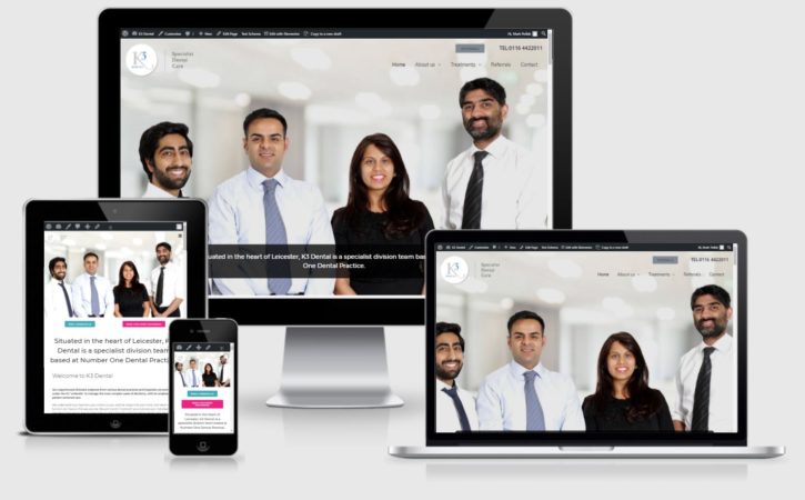 k3 dental website by Clifton Media
